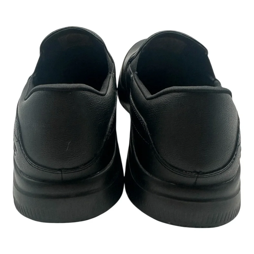 Skechers Work Advantage SR Bronwood Shoes Mens Sz 10 Back‎ Leather Slip On 77071